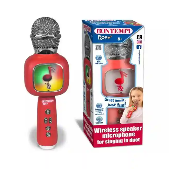 BT Microfon pentru karaoke cu funcție TWS, cod 60767