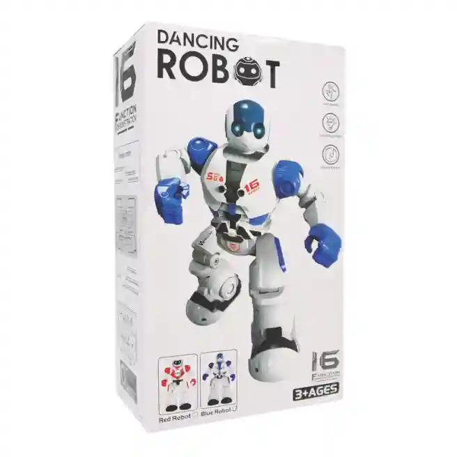 Robot "Dancing" cu t/c, albastru, cod 752028