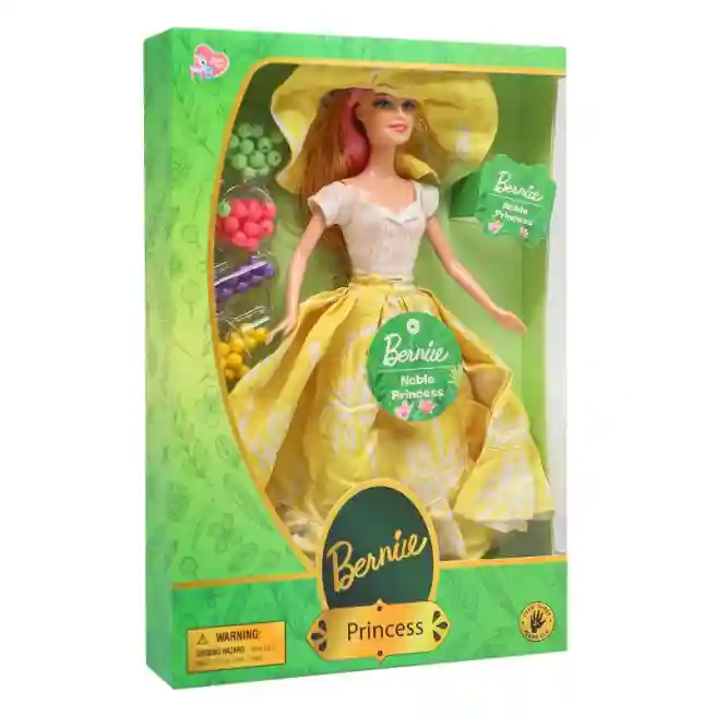 Кукла 30 см "Bernice" в желтом, код 762054