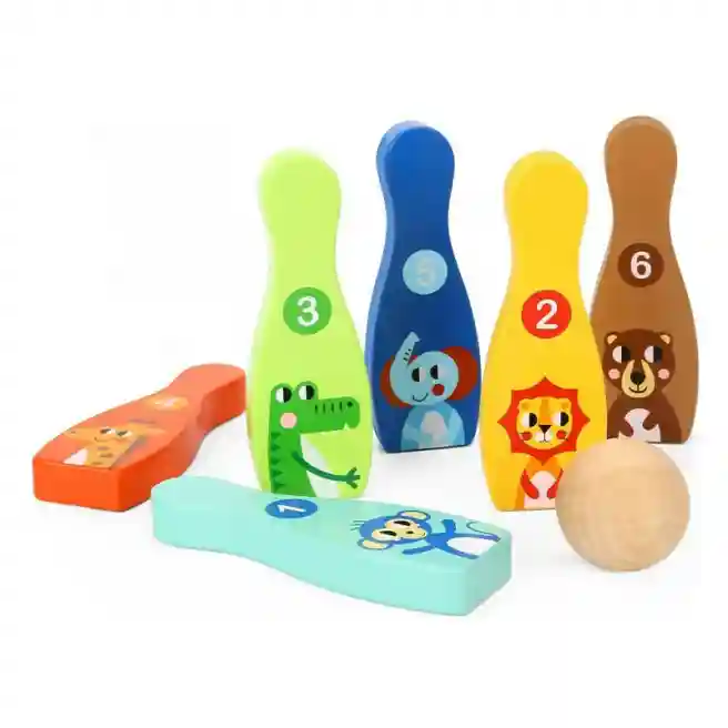 Деревянная игра Боулинг, код 57369