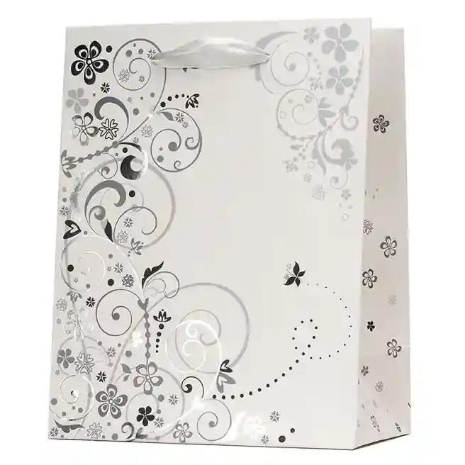 Pungă de cadouri Ornamente 33x45,7x10,2 cm (mix 12 buc / pachet)