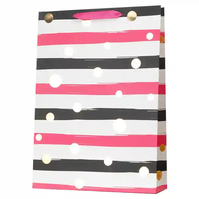Pungă de cadouri Ornamente 33x45,7x10,2 cm (mix 12 buc / pachet)