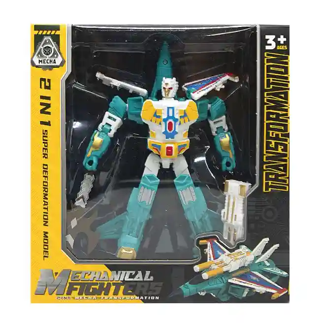 Robot transformer „Aircraft Tank”, turcoaz, cod 712037