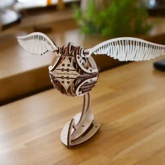 UG Деревянный механический 3D-пазл Золотой снитч из Гарри Поттера, код 60892