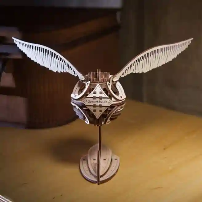 UG Деревянный механический 3D-пазл Золотой снитч из Гарри Поттера, код 60892