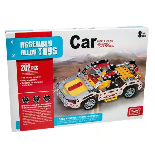 Constructor metalic " Car" 202 elemente, cod.173006