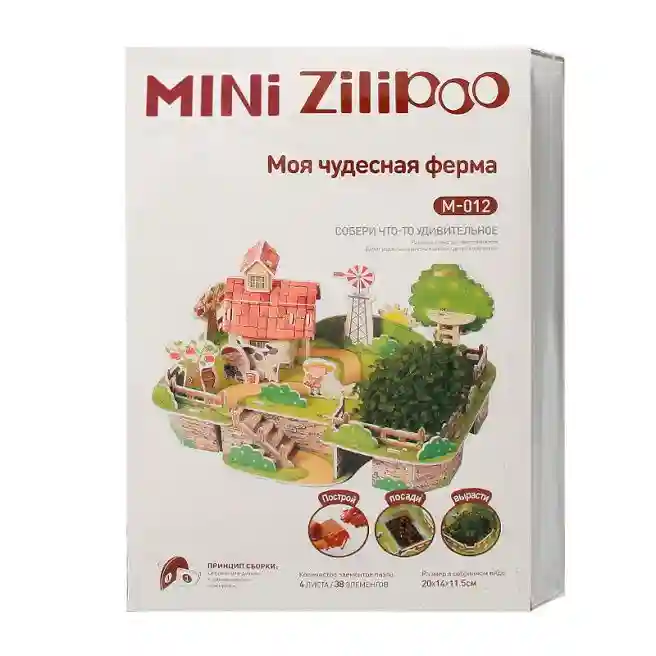 3D-пазл Mini Zilipoo "Моя чудесная ферма", код 132634
