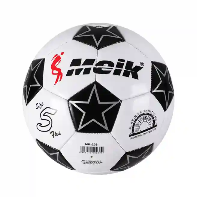 Minge de fotbal Meik, аrt. MK-208A, alb/neagra, cod 201050
