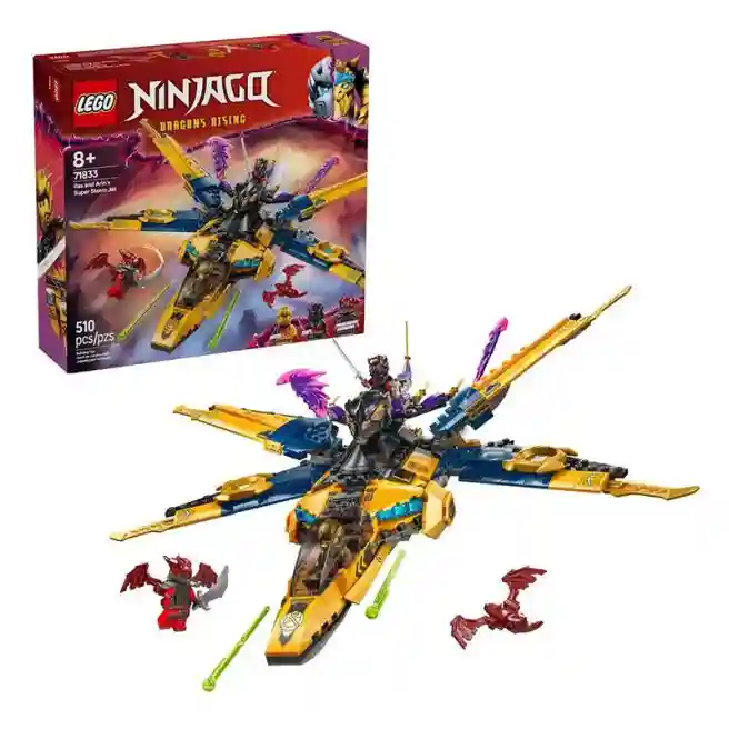 Конструктор LEGO Ninjago Суперштормовой самолет Раса и Арина, арт. 71833