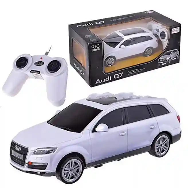 RS Masina cu telecomanda RASTAR 1:24 AUDI Q7, alba, cod 43602