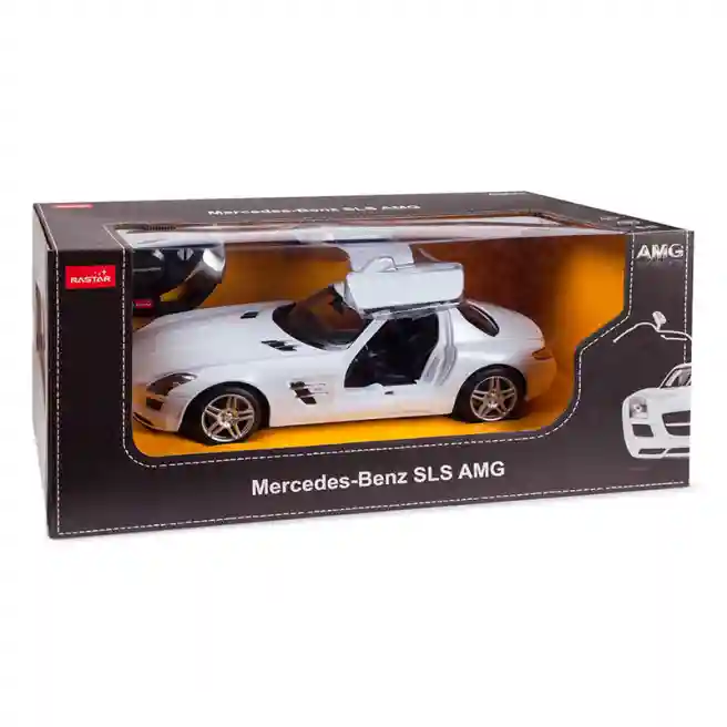 RS Машина р/у RASTAR 1:14 Mercedes SLS, белая, код 27036