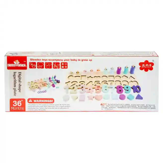 Piramida-abac din lemn, cod 128644