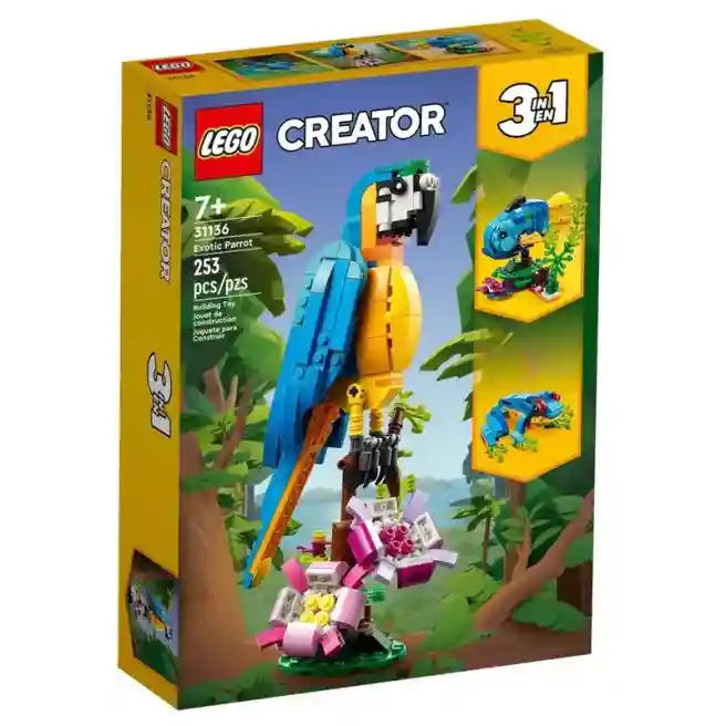 Конструктор  LEGO Creator 3в1 Экзотический попугай