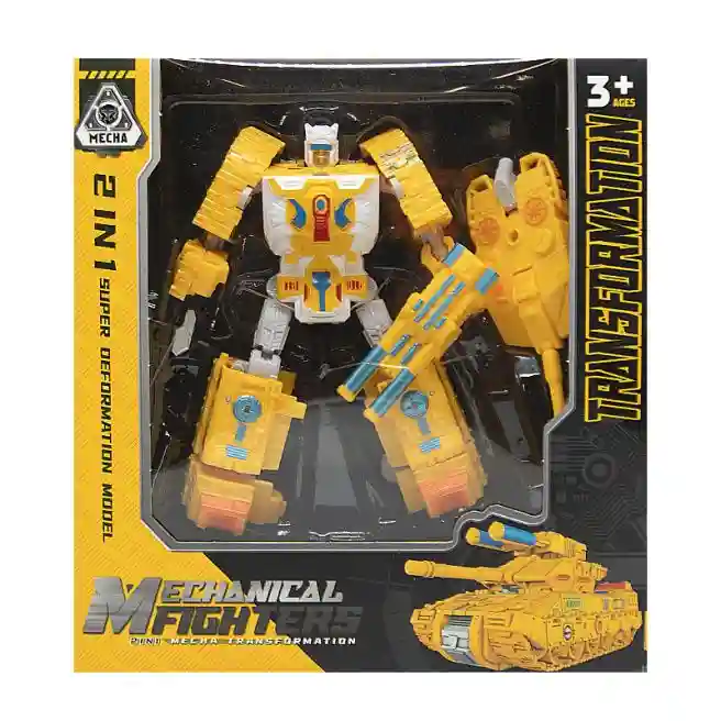 Robot transformer „Aircraft Tank”, galben, cod 712038