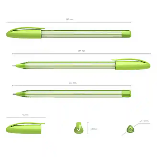 Pix cu bilă ErichKrause U-108 Spring Stick 1 mm, albastru
