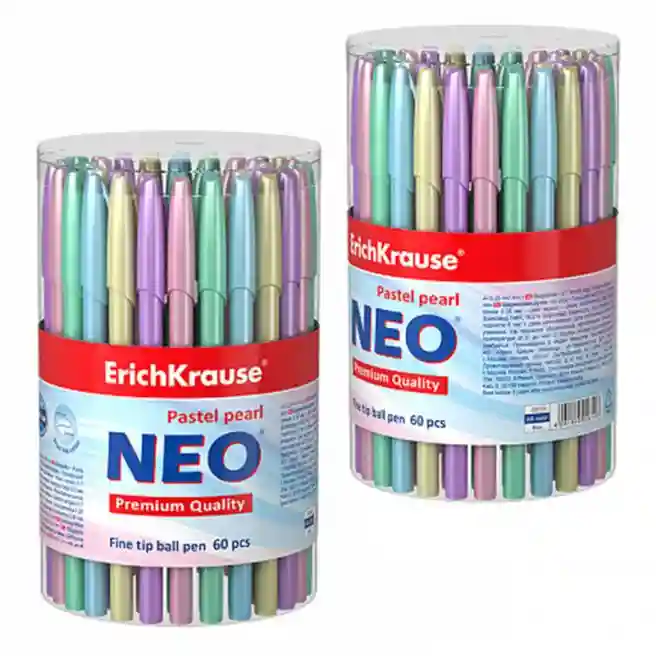 Pix cu bilă ErichKrause Neo Pastel Pearl 0,7mm, albastru