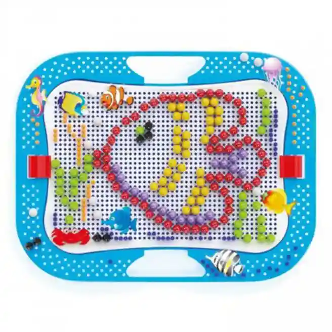 QC Mozaic Ocean Fun Quercetti, pesti+mozaic, cod 53568