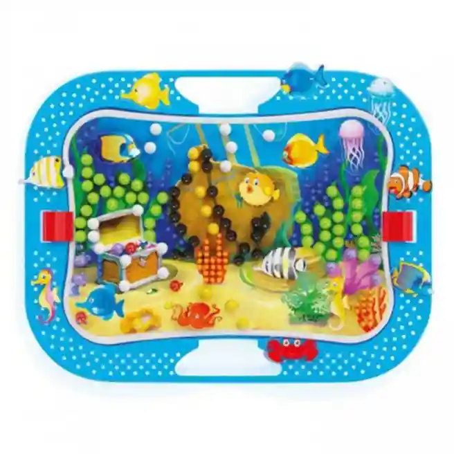 QC Mozaic Ocean Fun Quercetti, pesti+mozaic, cod 53568