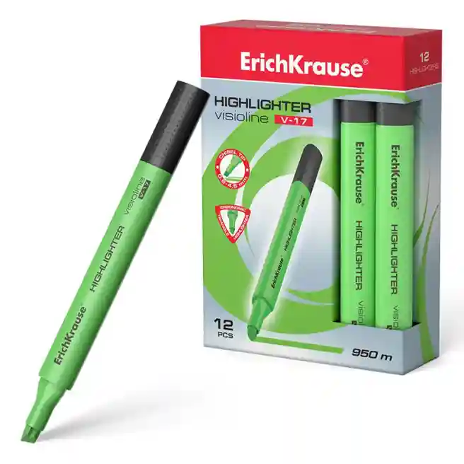 Textmarker ErichKrause V-17, verde