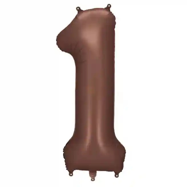 Balon Folie Mocca 86 cm (39"), Cifra 1
