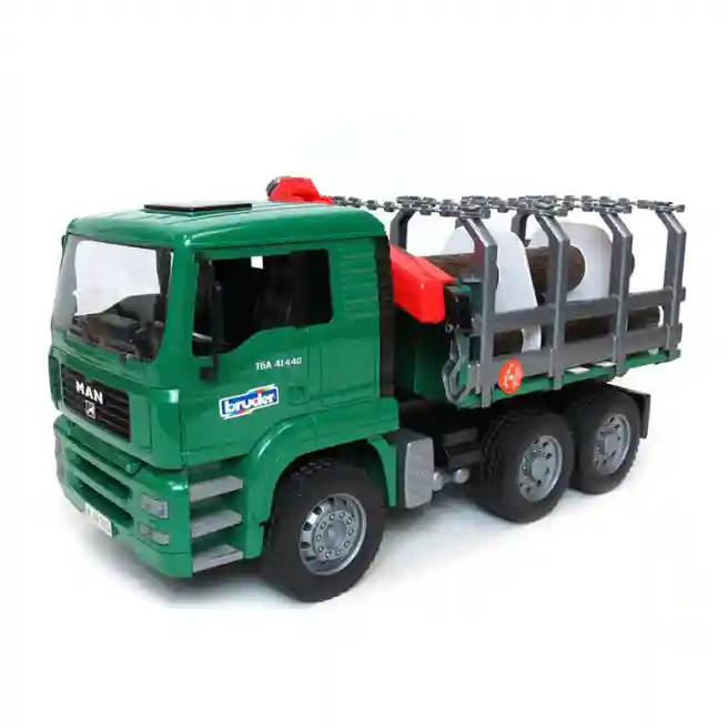 Лесовоз MAN с краном-погрузчиком, код 43251