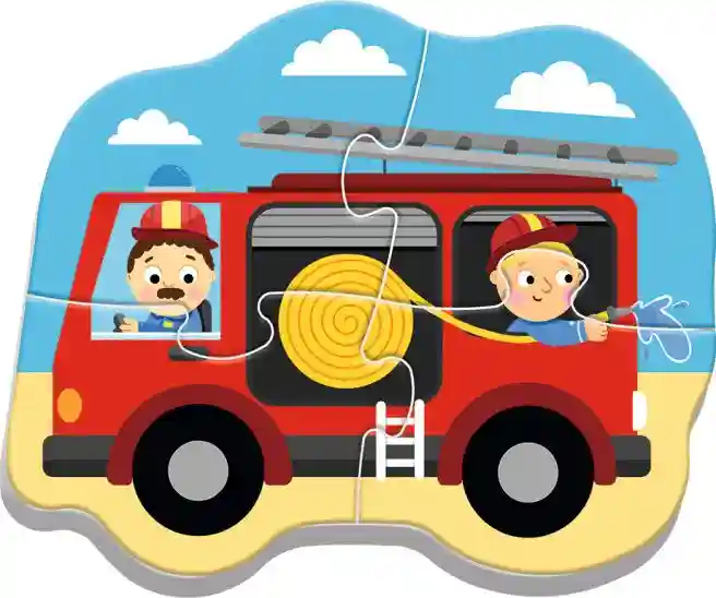 TF Пазлы крупные "Baby Classic - Vehiclesand jobs", код 40564