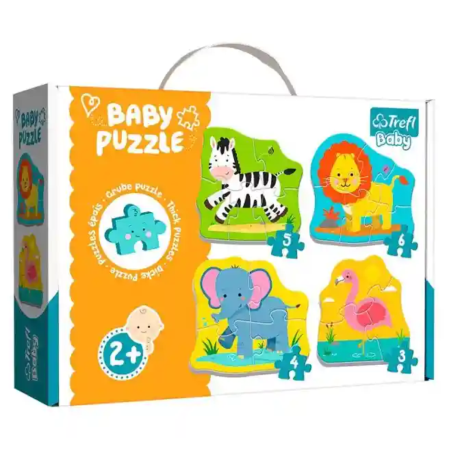 TF Puzzle  mare- Baby Classic - Animals on the safari , cod 40565