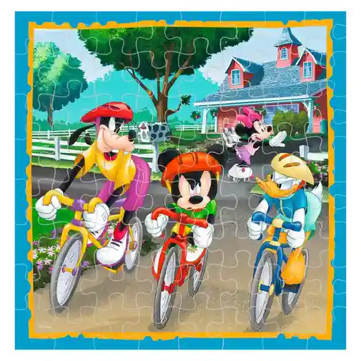 TF Puzzle "3 in 1"-"Mickey Mouse with friends / Disney Standard Characters", cod 42204