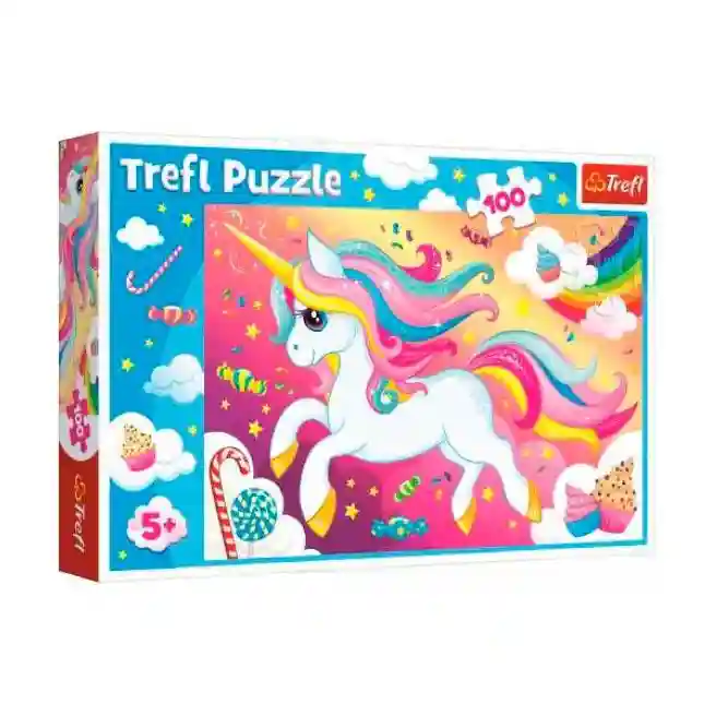 TF Puzzle "100" - Beautiful unicorn, cod 43130