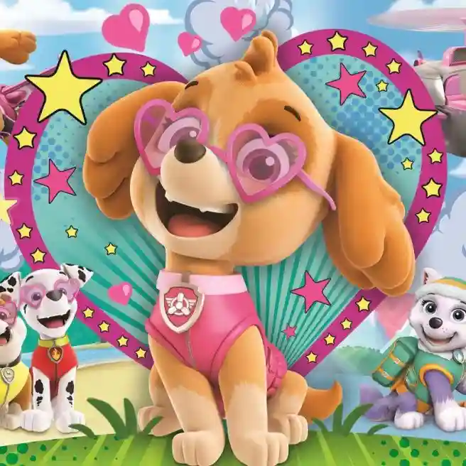 TF În lumina lui Skye. Paw Patrol, 100 elemente, cod 46888