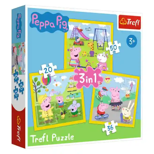 TF Ziua fericită a Peppei. Peppa Pig, 3în1,  cod 46907