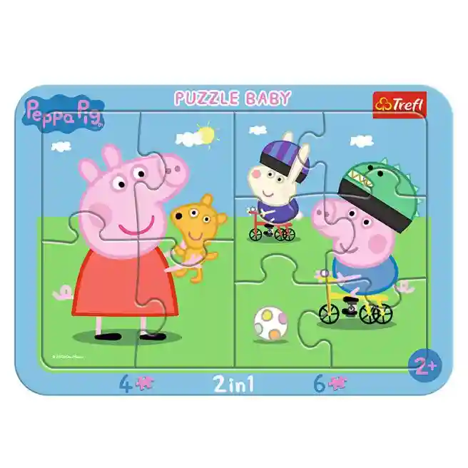 TF Puzzle ramă "Peppa Pig fericit" , cod 48780