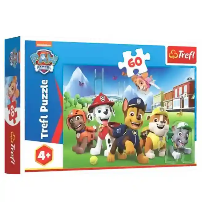 TF Puzzle 60 Paw Patrol pe iarbă, cod 49404