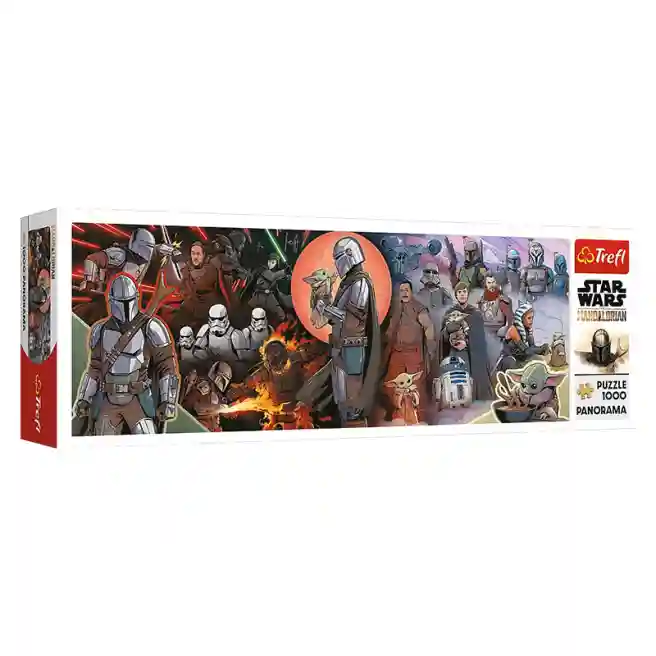 TF Пазлы "1000 Panorama" - "Приключения мандалорца / Lucasfilm Star Wars The Mandalorian", код 49927