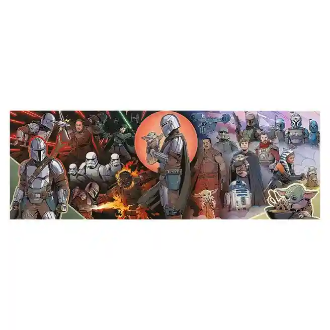 TF Пазлы "1000 Panorama" - "Приключения мандалорца / Lucasfilm Star Wars The Mandalorian", код 49927