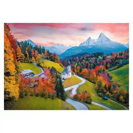 TF Puzzle "1000 UFT" -"At the Foot of Alps, Bavaria, Germany", cod 49898