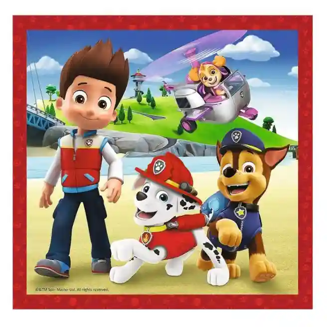 TF Пазлы "3in1" - Happy dogs Paw Patrol , код 51198