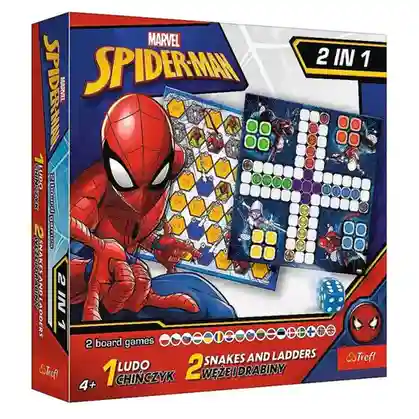 TF Joc de masa 2in1 Ludo/Snakes & Ladders Spider-Man, cod 51175