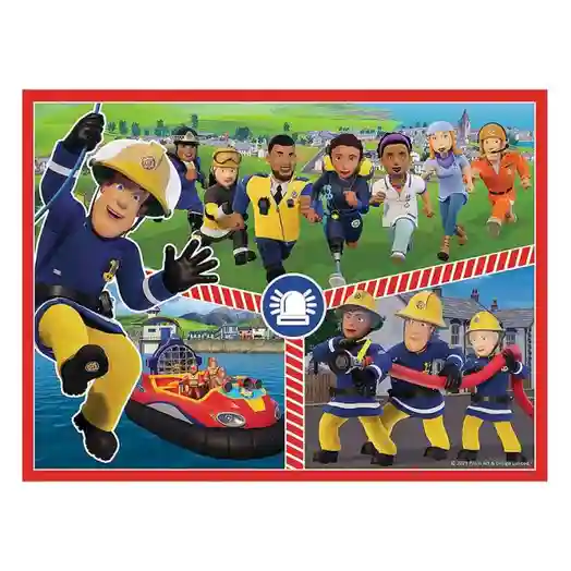 TF Пазлы  "2in1 + memos"  - Fireman Sams squad, код 53263
