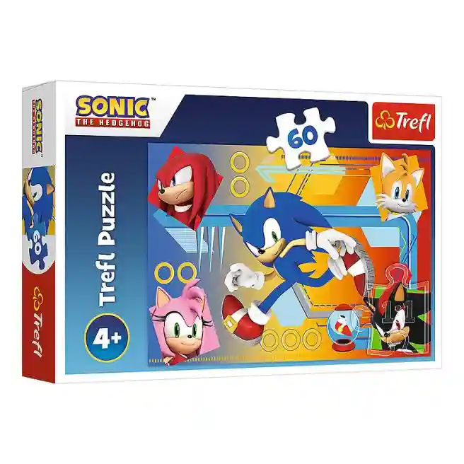 TF Пазлы "60" - Sonic in action / SEGA Sonic The Hedgehog, код 58814