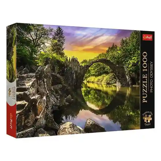 TF Puzzle "1000 Premium Plus" - "Photo Odyssey: Rakotz Bridge in Kromlau, Germany", cod 60282