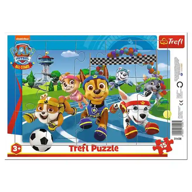 TF Puzzle "15 Frame" - "Obliging dogs Paw Patrol", cod 60556