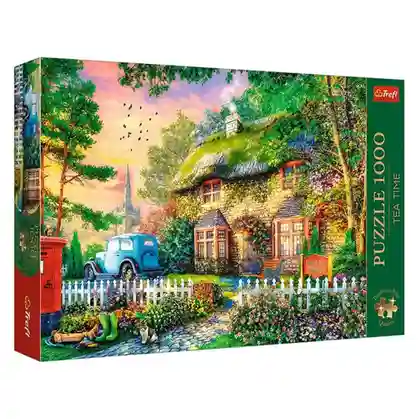 TF Пазлы "1000 Premium Plus" - "Tea Time: Stoney Lane Cottage", код 60543