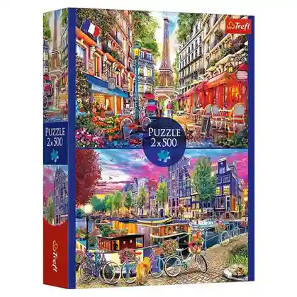 TF Puzzle "2x500" - "European capitals", cod 60565
