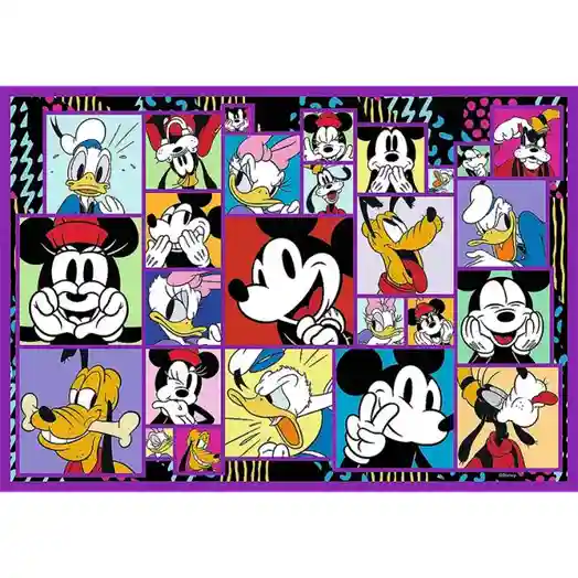 TF Puzzle "4x250" - "A series of Mickey Mouse adventures", cod 60855