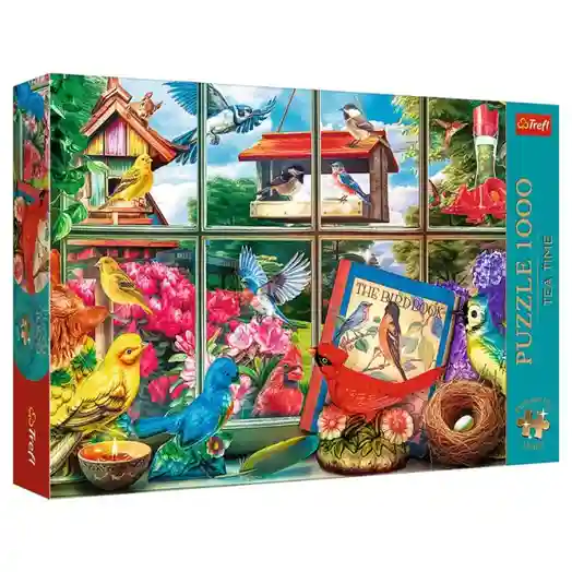 TF Пазлы "1000 Premium Plus" - "Tea Time: World of birds", код 60852