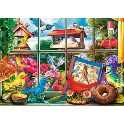TF Пазлы "1000 Premium Plus" - "Tea Time: World of birds", код 60852
