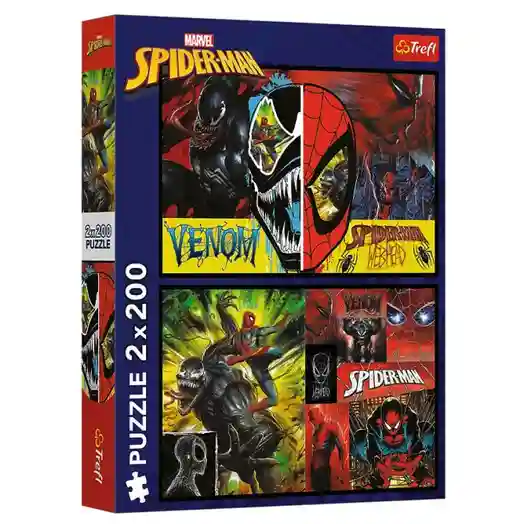TF Puzzle "2x200" - "Spider-Man day and night", cod 60859