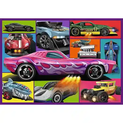 TF Пазлы "4x250" - "Racing cars / Mattel Hot Wheels", код 60858