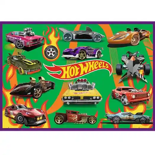 TF Пазлы "4x250" - "Racing cars / Mattel Hot Wheels", код 60858